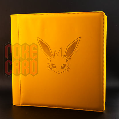 Pokemon S-Chinese Sealed Gift Box Jolteon Eevee GX Theme 480 Slots Card Binder Yellow