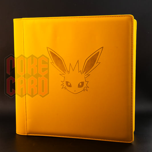Pokemon S-Chinese Sealed Gift Box Jolteon Eevee GX Theme 480 Slots Card Binder Yellow