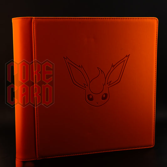 Pokemon TCG Flareon Advanced theme 480 Slots Card Sealed Binder Sleeve