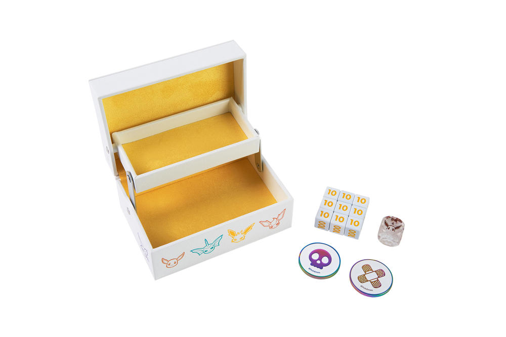 Pokémon TCG Sword & Shield Eevee Advanced Indicator Organizer Box/Dice&Accessory
